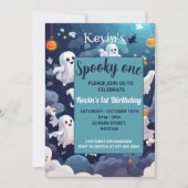 Spooky een schattig Halloween Verjaardag Kaart (Voorkant)