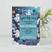 Spooky een schattig Halloween Verjaardag Kaart (Staand voorkant)