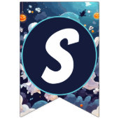 Spooky een schattig Halloween Verjaardag Vlaggetjes (Derde vlag)