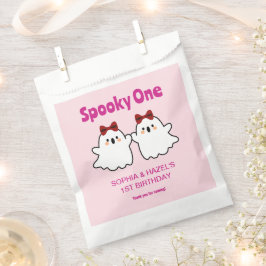 Spooky Een Schattigee Tweeling Meisjes Halloween 1 Bedankzakje