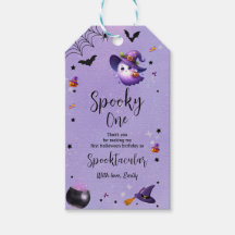 Spooky Eerste Verjaardag Halloween Party Paarse