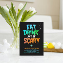 Spooky 'Eet Drink en wees eng' Halloween-feest