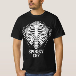 Spooky Eh? Skelet Halloween Design T-shirt