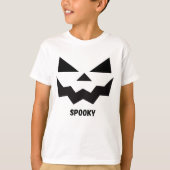 Spooky eigentijdse Halloween naam T-shirt (Voorkant)