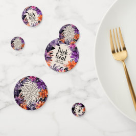 Spooky Elegance Halloween Bloemen Krans Collectie Confetti