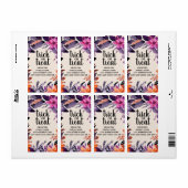 Spooky Elegance Halloween Bloemen Krans Collectie Etiket (Full Sheet)