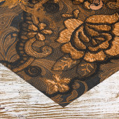 Spooky Elegant Sinaasappel Hallloween schedel op D Tissuepapier