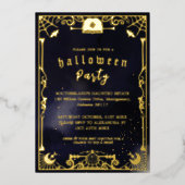 Spooky Elegant Spirit Halloween Party Tarot Kaart (Voorkant)
