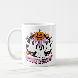 Spooky en Groovy Disco Ghosts Retro Halloween Koffiemok