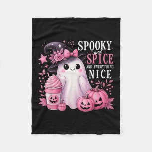 Spooky en kruidig en alles wat leuk is Halloween S Fleece Deken