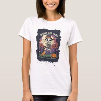 Spooky en lief T-shirt | Schattige Halloween T-shi
