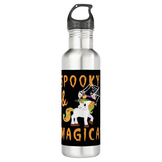 Spooky en Magical Halloween Costume Waterfles (Voorkant)