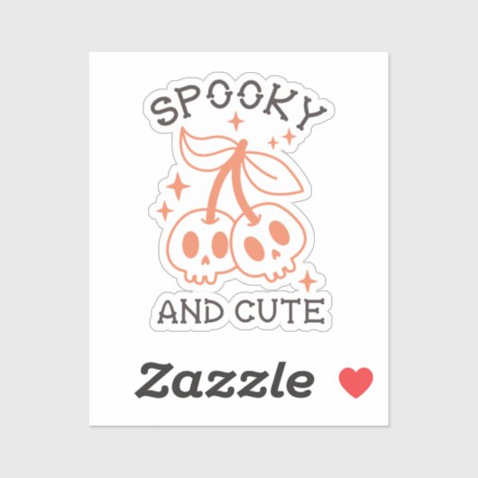 Spooky en schattig Halloween Sticker (Vel)