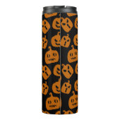 Spooky en Smile Pompoen Thermische Tumbler Thermosbeker (Achterkant)