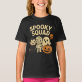 Spooky en Squad Halloween Kleding mannelijk vrouw T-shirt (Voorkant)