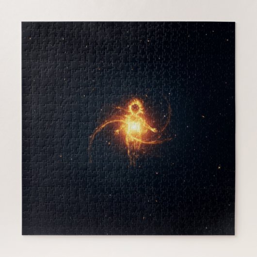 Spooky Energy Composite in de donkere ruimte Legpuzzel (Verticaal)