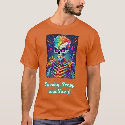 Spooky, eng en sassy! t-shirt (Voorkant)