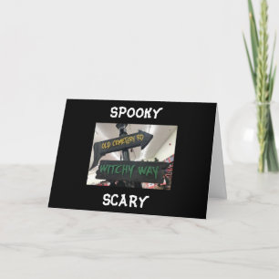 ** SPOOKY ENG ** MAAK JE GEEN ZORGEN IK ZAL "BESCH FEESTDAGEN KAART