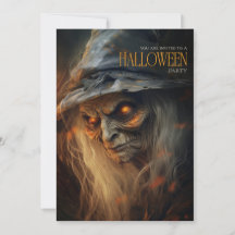 Spooky enge griezelige heks volwassen Halloween Pa