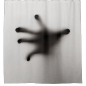 Spooky Enge Halloween Creepy Gothic Douchegordijn (Voorkant)