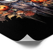 Spooky enge Halloween Ghost Poster (Hoek)