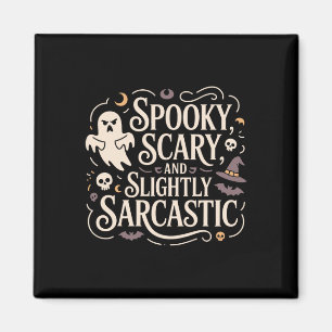 Spooky enge licht sarcastische spook T-shirt Magneet