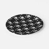 SPOOKY ENGE SKELET HALLOWEEN PARTY PAPIEREN BORDJE (Gekanteld)