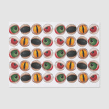 Spooky enge zombie gothische ogen halloween zwart