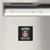 Spooky ergotherapeut Ghost Floral Hallowe Magneet (Insitu (Vaatwasser))