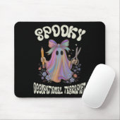 Spooky ergotherapeut Ghost Floral Hallowe Muismat (Met muis)