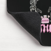 Spooky Esthetician Halloween Skelet Huidtherapie Muismat (Hoek)