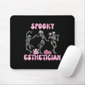 Spooky Esthetician Halloween Skelet Huidtherapie Muismat (Met muis)