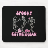 Spooky Esthetician Halloween Skelet Huidtherapie Muismat (Voorkant)