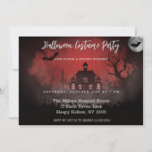 Spooky Evening Haunted House Party Kaart (Voorkant)