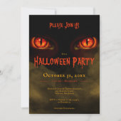 Spooky Evil Eyes Adult Halloween Party Kaart (Voorkant)