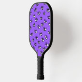 Spooky Evil Eyes Paarse Halloween Pickleball Paddle (Links)