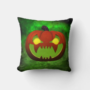 Spooky Evil Halloween Pumpkin Kussen