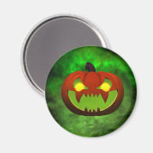 Spooky Evil Halloween Pumpkin Magneet (Voorkant / Achterkant)
