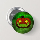 Spooky Evil Halloween Pumpkin Ronde Button 5,7 Cm (Voorkant /achterkant)