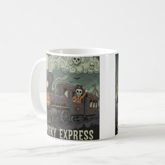 Spooky Express mok (Voorkant links)