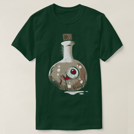 Spooky Eye in Alchemy Vessel T-shirt (Design voorkant)