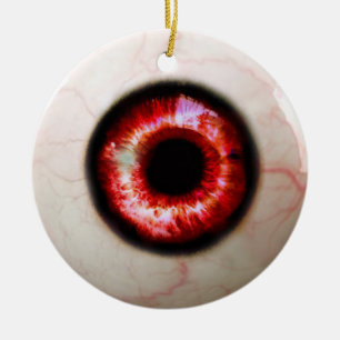 Spooky Eyeball Keramisch Ornament