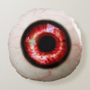 Spooky Eyeball Rond Kussen