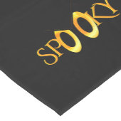 Spooky Eyes Cartoon w Monogram Medium Tafelloper (Hoek)