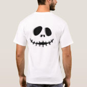 Spooky Face Halloween T-Shirt – Voorkant "SPOOKY" (Achterkant)