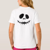 Spooky Face Halloween T-Shirt – Voorkant "SPOOKY" (Achterkant)