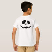 Spooky Face Halloween T-Shirt – Voorkant "SPOOKY" (Achterkant volledig)