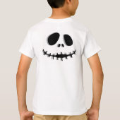 Spooky Face Halloween T-Shirt – Voorkant "SPOOKY" (Achterkant)