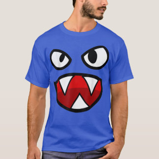 Spooky Face, Scary Angry Face Pointy Teeth T-shirt