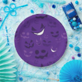 Spooky Faces Papieren Bordje (Feest)